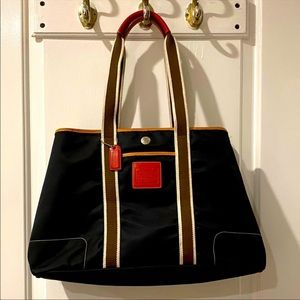 Coach Nylon Tote (Black)